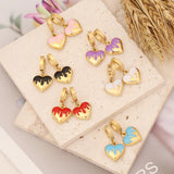 925 Silver Heart Lovely Bear Earring8 Pearl Jewelry For Women