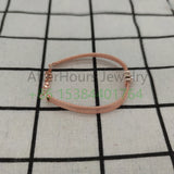 925 Silver High Steel And Rose Pearl Bracelet Bear DIY Jewelry
