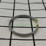 925 Silver High Steel And Rose Pearl Bracelet Bear DIY Jewelry