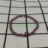 925 Silver Pink Crystal Pearl Bracelet
