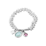 High Stones Pearl U-NO Alloy Bracelet Jewelry For Women
