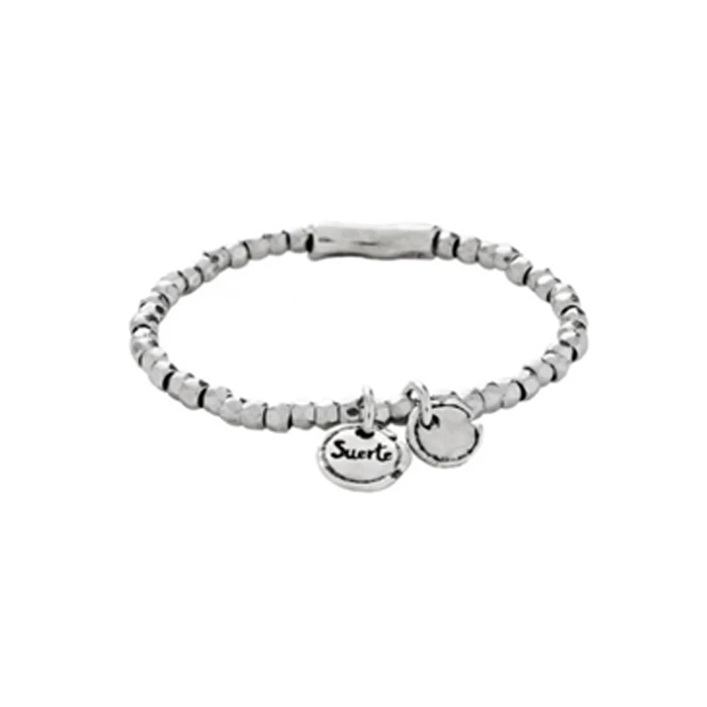 Colorful Pearl U-NO Alloy Classic Bracelet for Women