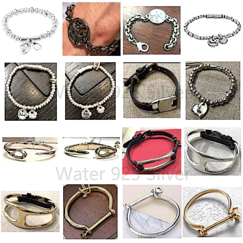 Colorful Pearl U-NO Alloy Classic Bracelet for Women