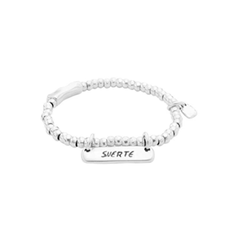 Colorful Pearl U-NO Alloy Bracelet for Women