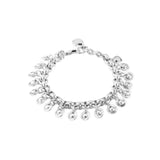 Colorful Pearl U-NO Alloy Bracelet for Women