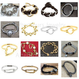 High Jewelry Pearl U-NO Alloy Classic Silver Plate Bracelet8 For Women