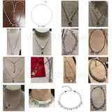 High Pearl U-NO Alloy Colored Zircon Necklace Jewelry