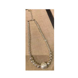 High Pearl U-NO Alloy Colored Zircon Necklace Jewelry