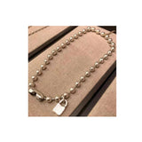 Pearl U-NO Alloy Necklace Jewelry For Women