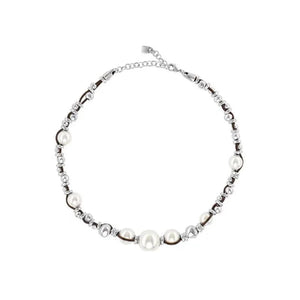 Elegant Pearl U-NO Necklace for Women