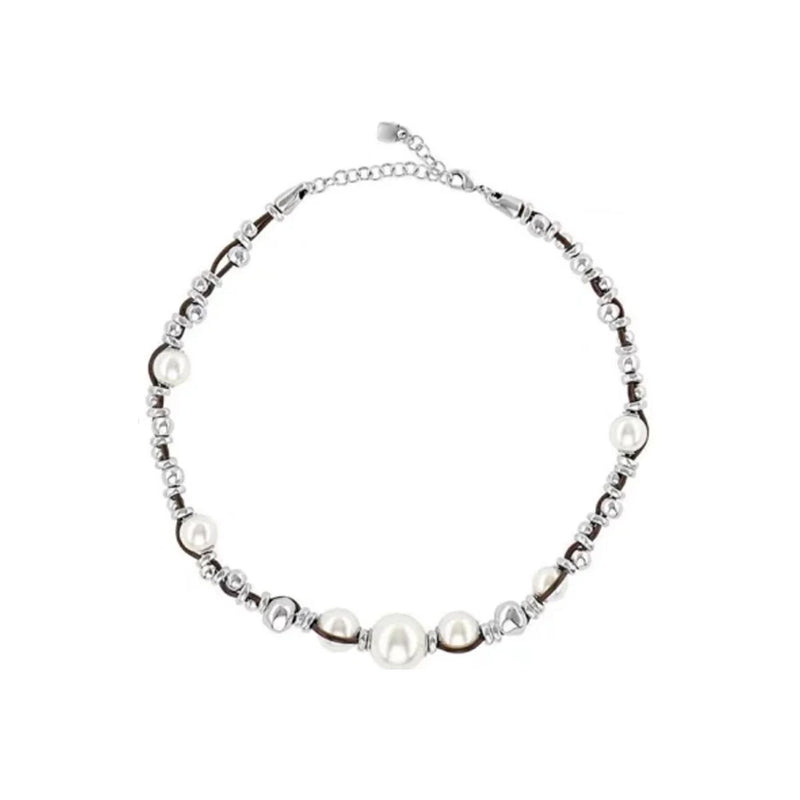 Elegant Pearl U-NO Necklace for Women