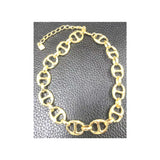 Purple Zircon U-NO Alloy Necklace Jewelry For Women