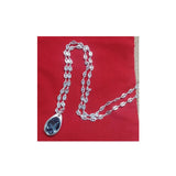 Purple Zircon U-NO Alloy Necklace Jewelry For Women