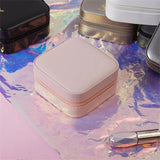 Portable Travel Jewelry Organizer Necklace Display Storage Box