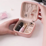 Portable Travel Jewelry Organizer Necklace Display Storage Box