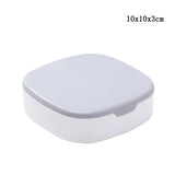 Portable Jewelry Box With Mirror Earrings Lipstick Storage Case