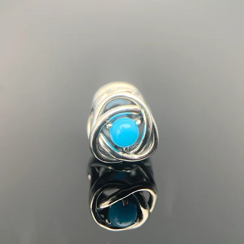 925 Silver Moonstone Eternal Round Pendant Multicolor Jewelry Gift