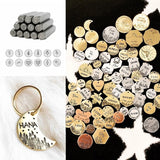 Metal Stamping Kit for Plant Leather Stamp Logo Printing Tool