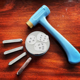 Metal Stamping Kit for Plant Leather Stamp Logo Printing Tool