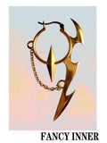 Punk Drop Earrings Y2K Gothic Darts Pendant Earring for Women Men