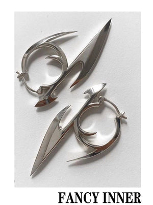 Punk Drop Earrings Y2K Gothic Darts Pendant Earring for Women Men