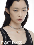 Punk Heart Necklace Metal Choker Collar Hip Hop Jewelry