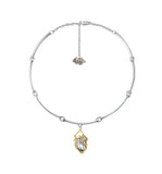 Punk Heart Necklace Metal Choker Collar Hip Hop Jewelry