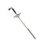 Punk Ruby Pendant Sword Hairpin Hair Sticks for Women