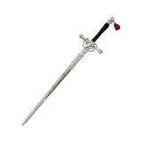 Punk Ruby Pendant Sword Hairpin Hair Sticks DIY Hairstyle Accessories