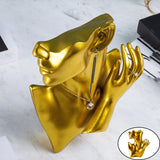 Resin Jewelry Neck Bust Display Stand Holder