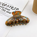 French Brown Hair Clip Casual Hair Clipper Back Of The Head Temperament Hair Acc