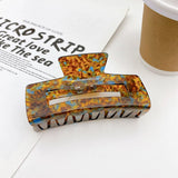 French Brown Hair Clip Casual Hair Clipper Back Of The Head Temperament Hair Acc