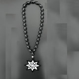 Rosary Ornaments Star Necklace 3D Stereo Pendant