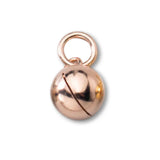 S925 Silver Accessories 18k Bell Glossy Seeded Silver Pendant