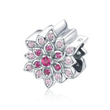 S925 Silver Charms Beads House Flower Elephant Cat Envelope Bracelet Diy