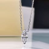 S925 Silver Horse Eye Diamond Necklace for Women