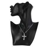 S925 Sterling Silver Cross Necklace 18" Wedding Gift