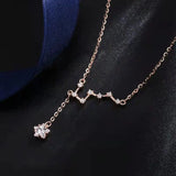 S925 Silver Tassel Clavicle Necklace Wedding Gift