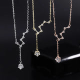 S925 Silver Tassel Clavicle Necklace Wedding Gift