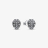 S925 Snowflake & Star Asymmetric Earrings with Hoops