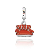 Silver Coffee RV Champagne Motorcycle Sofa Pendant Charm