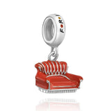 Silver Coffee RV Champagne Motorcycle Sofa Pendant Charm