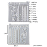 Self Defence Dagger Mold Anti-Wolf Weapons Sword Pendant Silicone Mold