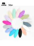 50pcs Silicone Marquise Beads for Teething Necklace