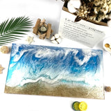 Resin River Table Making Silicone Mold
