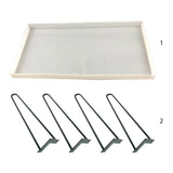 Resin River Table Making Silicone Mold