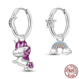 Asymmetric Heart Silver Earrings High Jewelry