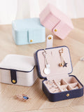 Portable Jewelry Box Ear Stud Ring Casket Beauty Gift
