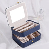 Portable Jewelry Box Ear Stud Ring Casket Beauty Gift