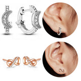 925 Silver Earring Little Bee Snake Cat Sweet Animal Earrings For European Women